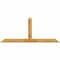 Ekena Millwork Portland Rough Sawn Timber Gable Bracket, Western Red Cedar, 96"W x 40"H x 2"D x 6"F, 10/12 Pitch GBW096X40X0206POR00RWR - alternate 1